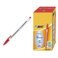 BIRO BIC CRISTAL ROSSA 1.00 mm